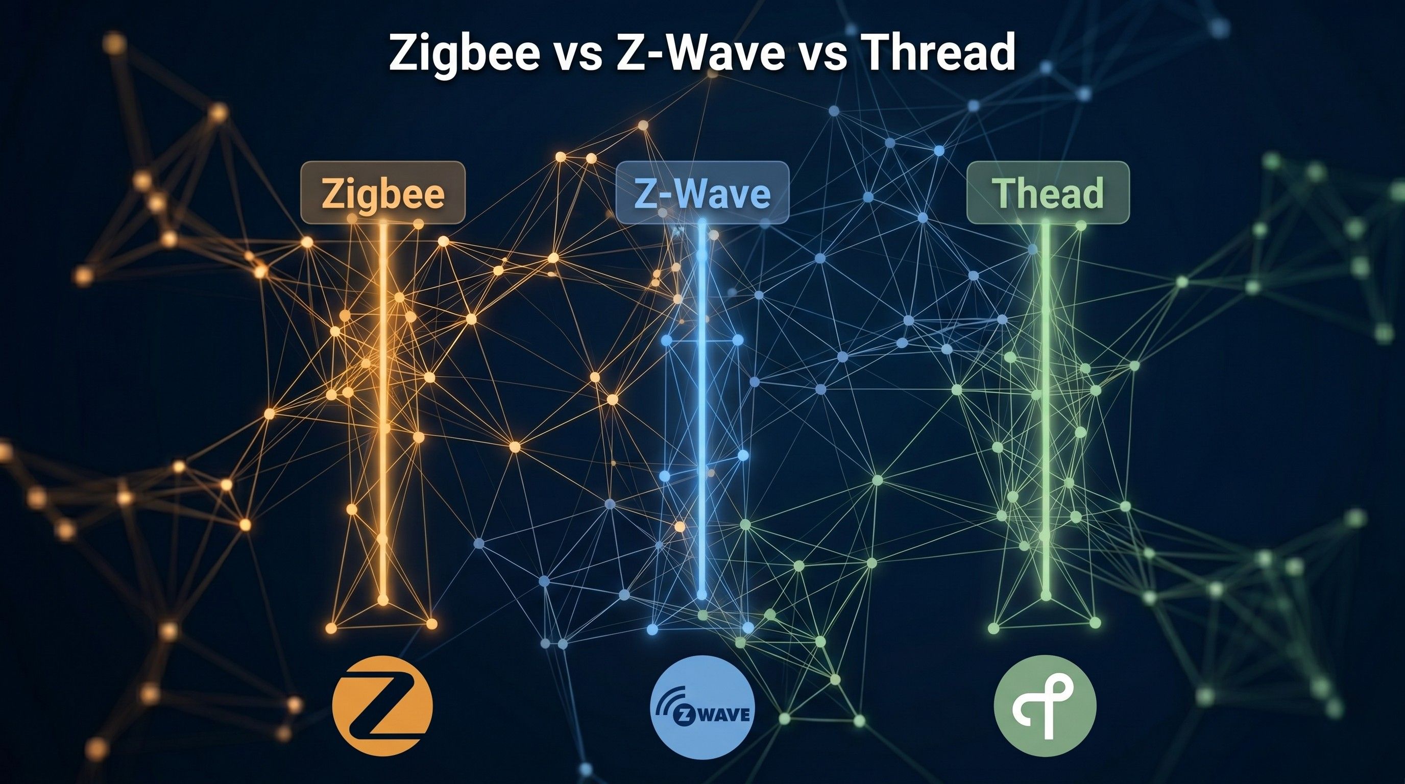 Zigbee vs Z-Wave vs Thread — który protokół wybrać w 2025?